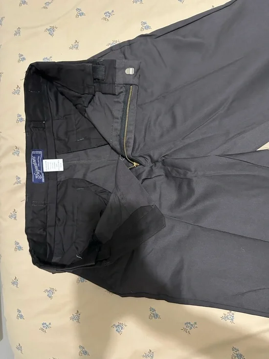 Men's Charcoal Work Pants 32x30 | 4 Pockets | Flat Front | New - Picture 7 of 12